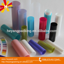 Vários tubos vazios embalagem plástica